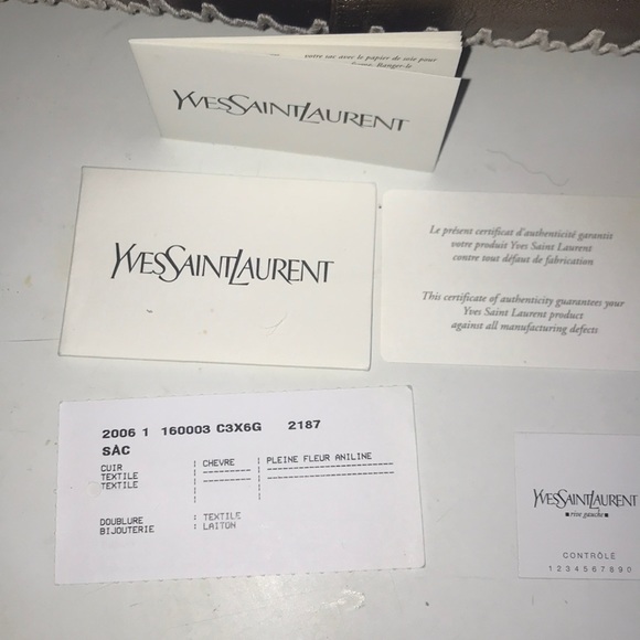 Yves Saint Laurent Rive Gauche Satchel - Picture 4 of 10